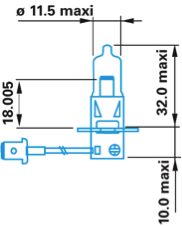 Berner H3 12V-55W 98182 – Σχέδιο